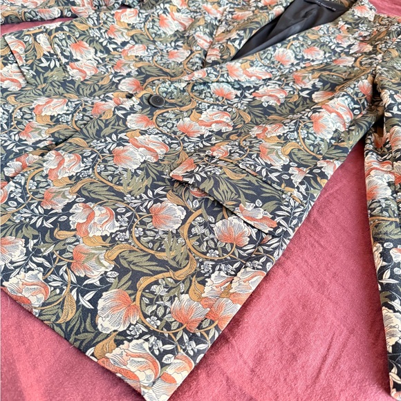 Zara Multicolor Floral Blazer - Picture 5 of 6